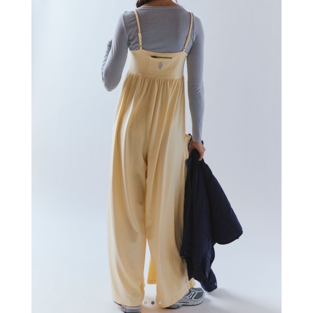 FP Movement by FP Hot Shot Strappy Onesie in Sunlit Yellow Sz M NWT $80R - Picture 5 of 7